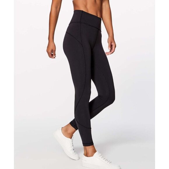 Lululemon Pants - Lululemon In Movement 7/8 Tight *Everlux 25" Black Size 6